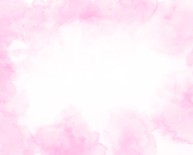 Fundo de textura de papel pintado com aquarela rosa