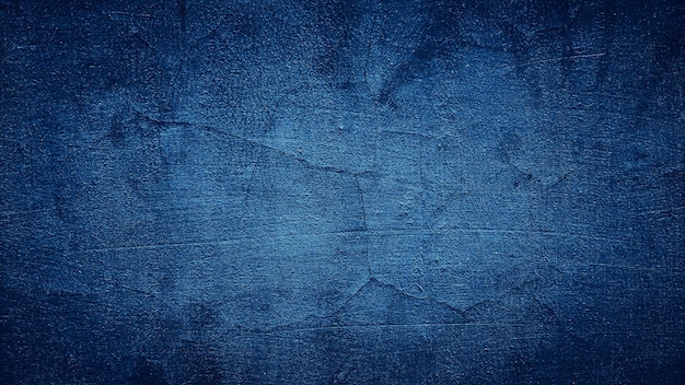 fundo de textura de parede de concreto abstrato azul escuro grunge