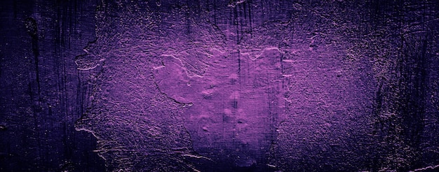 fundo de textura de parede de concreto abstrato roxo assustador escuro. dia das Bruxas.