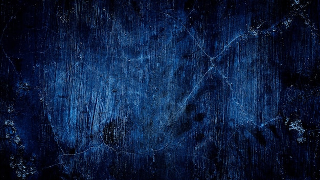 fundo de textura de parede de concreto de cimento abstrato sujo azul escuro