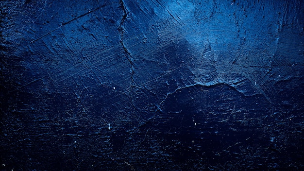 fundo de textura de parede de concreto de cimento abstrato sujo azul escuro