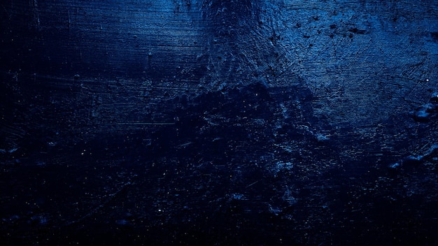 Foto fundo de textura de parede de concreto de cimento abstrato sujo azul escuro