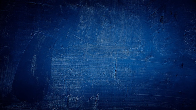 fundo de textura de parede de concreto de cimento abstrato sujo azul escuro