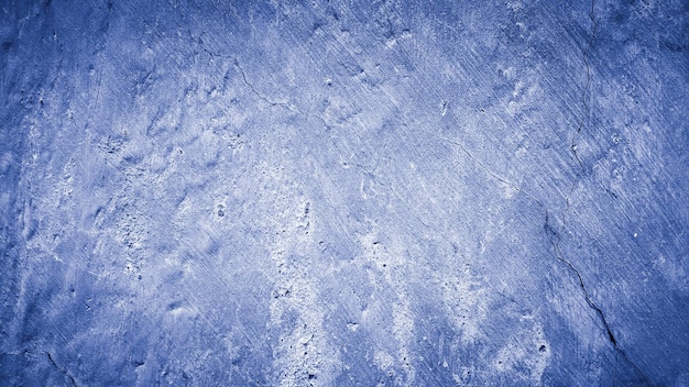 fundo de textura de parede de concreto sujo abstrato azul