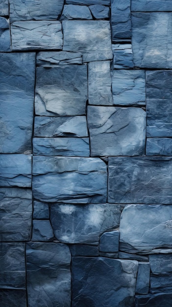 Fundo de textura de parede de pedra azul