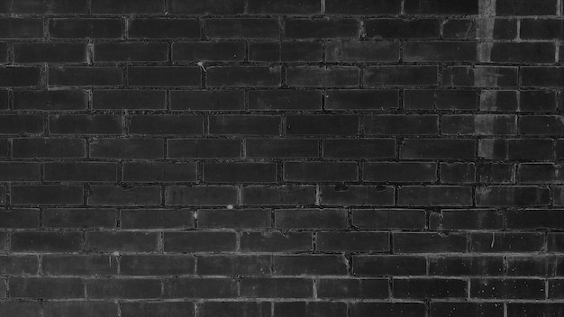 Fundo de textura de parede de tijolo preto