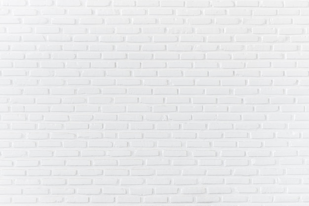 Fundo de textura de parede de tijolos brancos