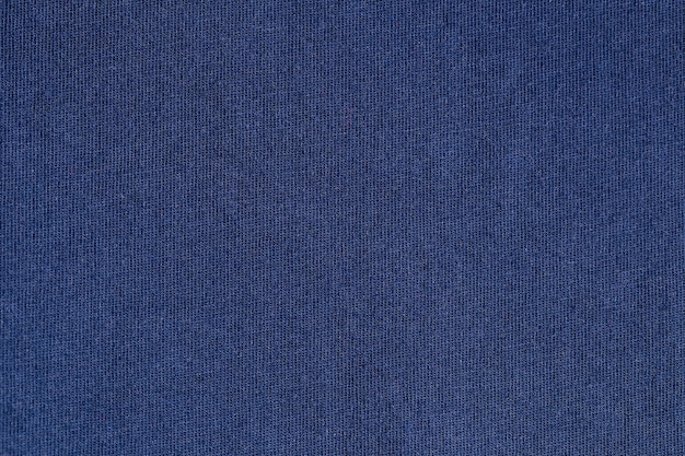 Fundo de textura de poliéster de pano de tecido azul marinho.