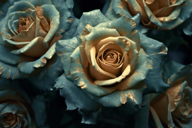 Foto fundo de textura de rosas corajosas