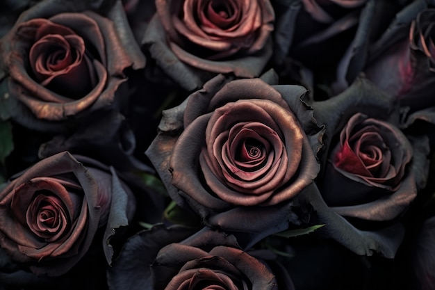 Foto fundo de textura de rosas corajosas