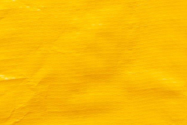 Fundo de textura de saco de plástico amarelo