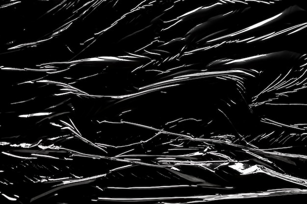 fundo de textura de sobreposição de película de plástico transparente