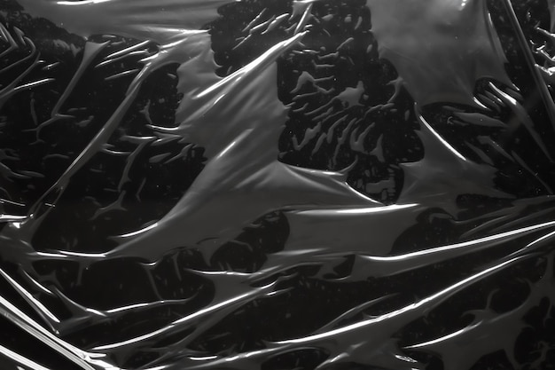 fundo de textura de sobreposição de película de plástico transparente