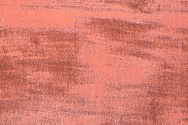 Fundo de textura de superfície de metal velho pintado de vermelho enferrujado