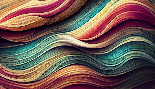 Fundo de textura de tecido abstrato de fio de fio iridescente brilhante