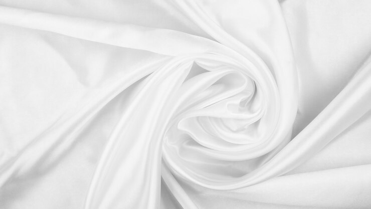 Foto fundo de textura de tecido branco, abstrato