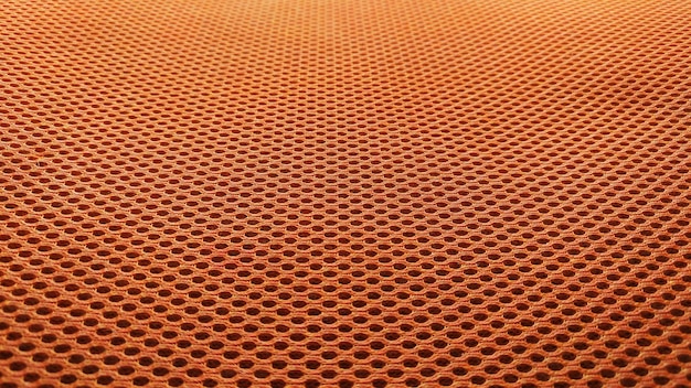 Fundo de textura de tecido de nylon laranja