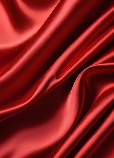 Fundo de textura de tecido de seda vermelho