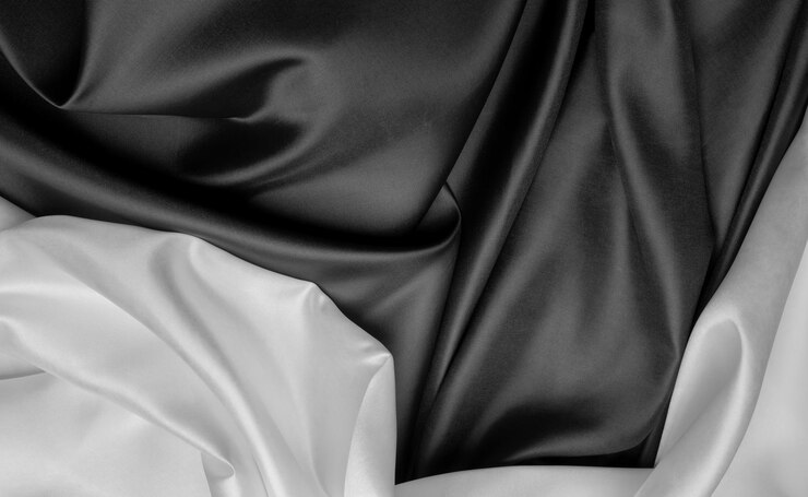 Foto fundo de textura de tecido preto abstractxa