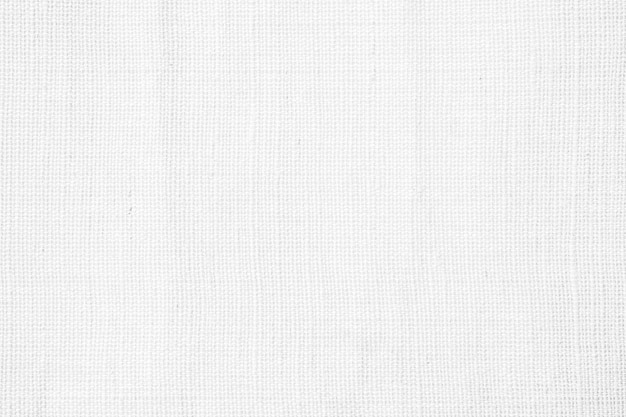 Foto fundo de textura de tela de linho branco