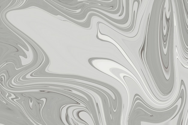 Fundo de textura de tinta de marmoreio de arte fluida cinza