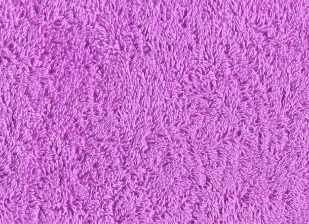 Fundo de textura de toalha lilás terry textura de toalha de algodão de banho de cor lilás