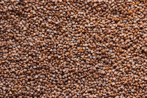 Fundo de textura de trigo sarraceno Comida natural saudável dieta vegana Foto de alta qualidade Fresca e seca