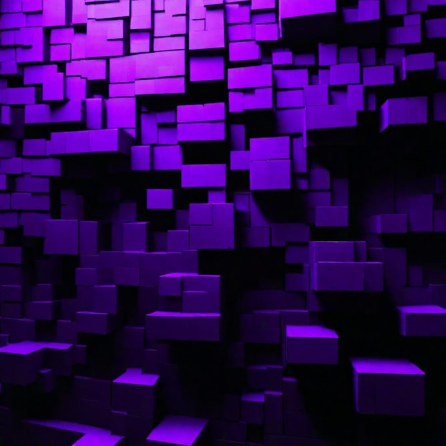 fundo de textura de voxel abstrato roxo-grungy