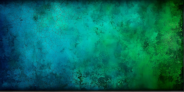 Fundo de textura grunge azul a verde