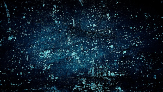 Foto fundo de textura grunge azul escuro de parede de concreto