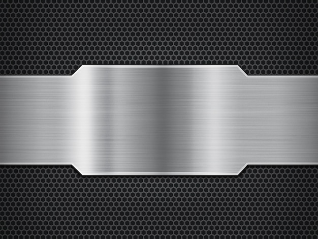 Fundo de textura metálica escovada