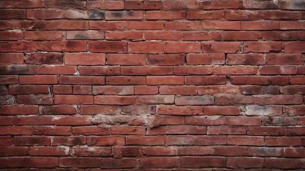 Fundo de textura realista de tijolos de parede