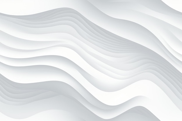 Fundo de textura sem costura abstrato branco com ilustração vetorial de ondas