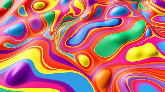 Fundo de texturas Groovy Generative ai