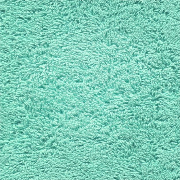 Fundo de toalha de menta de tecido texturizado Textura de toalha de menta turquesa