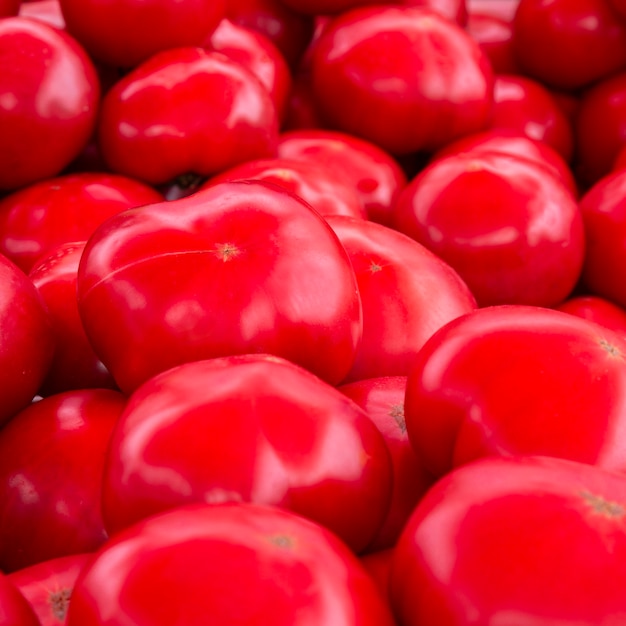 Foto fundo de tomate vermelho delicioso