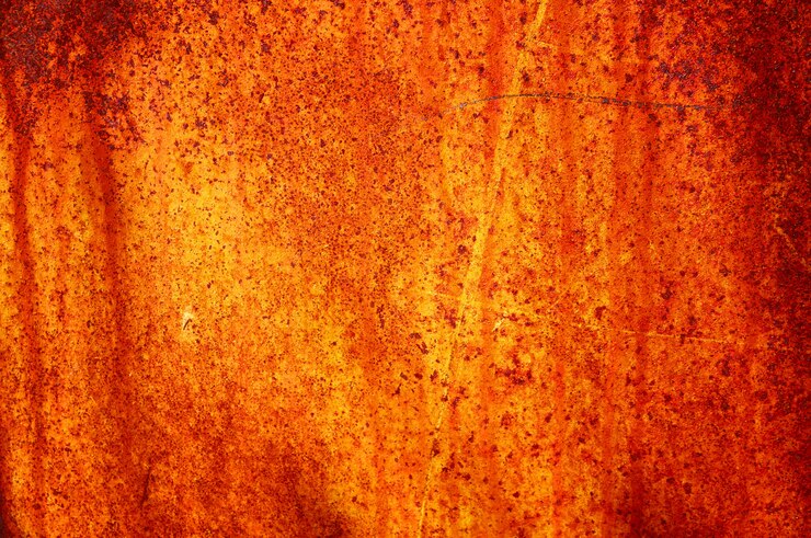 Foto fundo de uma velha folha enferrujada de ferro