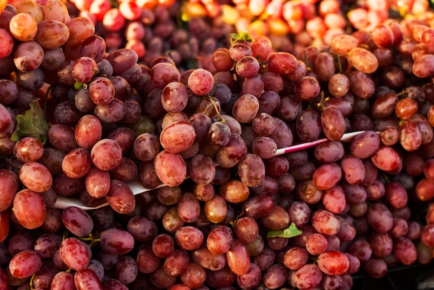 Fundo de uvas maduras