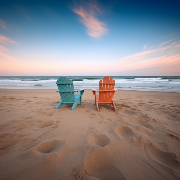 fundo de verão realista de praia vazia