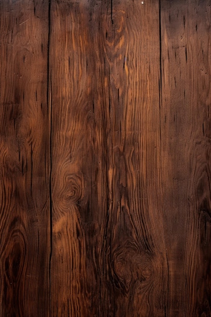 Fundo de vista superior da superfície de textura de madeira escura velha