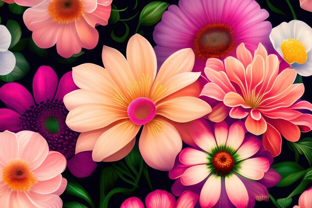 Fundo design floral