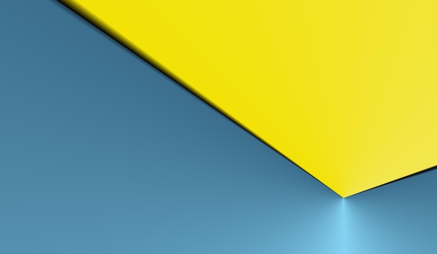 Fundo dinâmico de cartão moderno amarelo azul