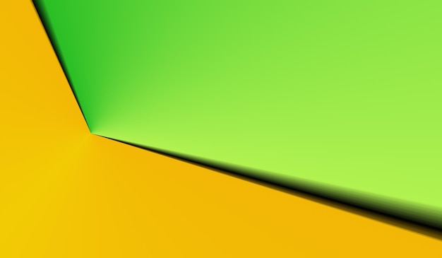 Fundo dinâmico de cartão moderno amarelo verde