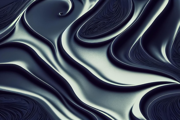 Fundo dinâmico líquido futurista moderno abstrato Pintura fluida textura na moda ilustração 3D