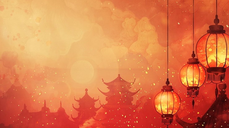 fundo do ano novo lunar feliz ano novo chinês pano de fundo cartão de saudação cartaz
