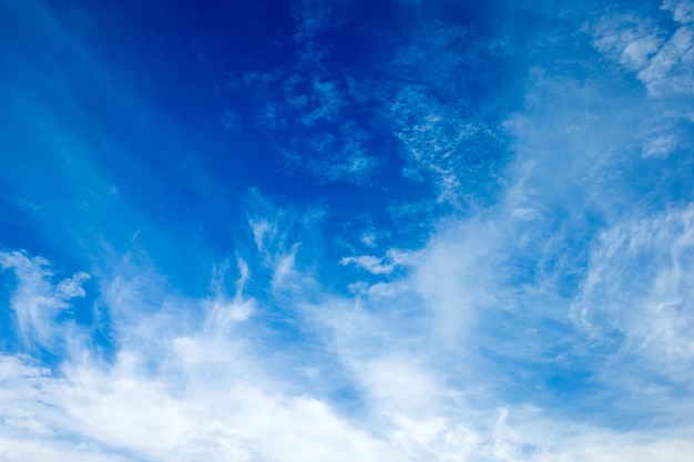 fundo do céu azul com pequenas nuvens