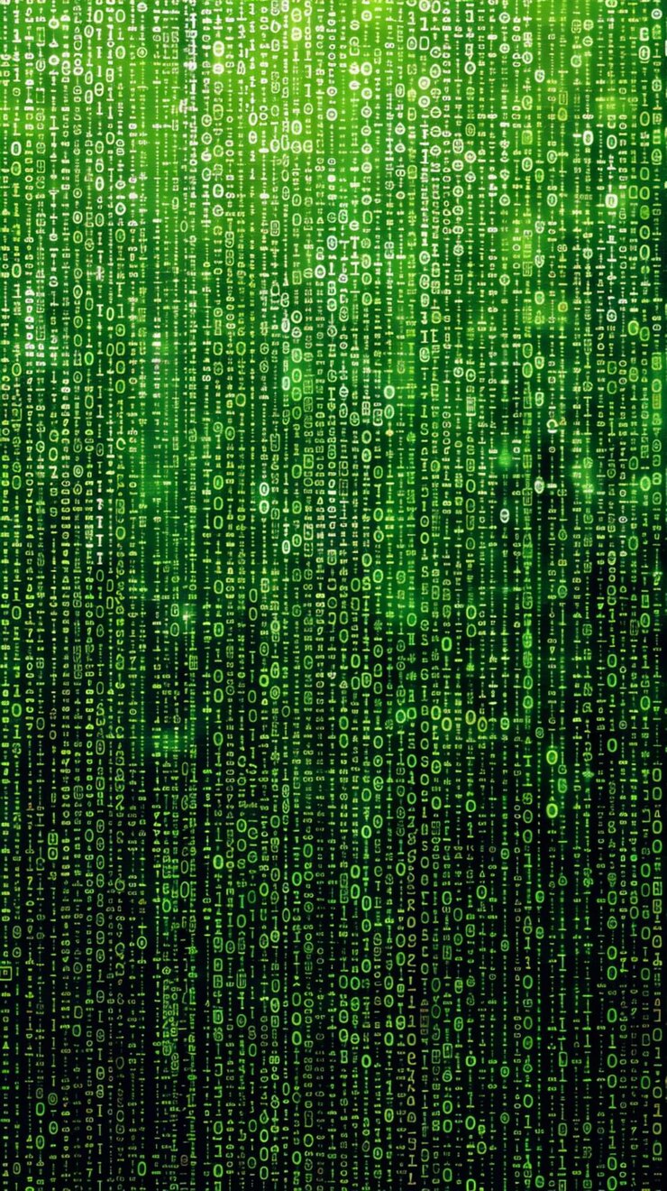Foto fundo do código da matriz