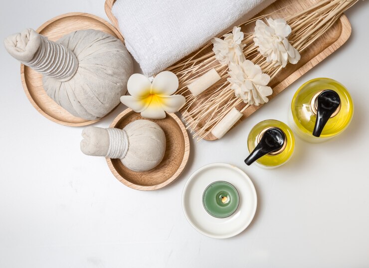 Foto fundo do conceito de spa