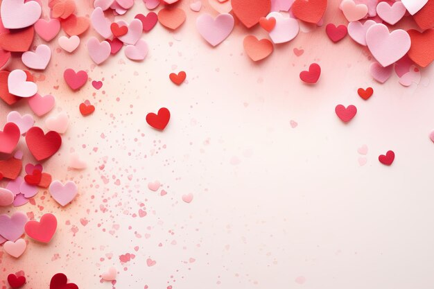 Foto fundo do coração de valentino.