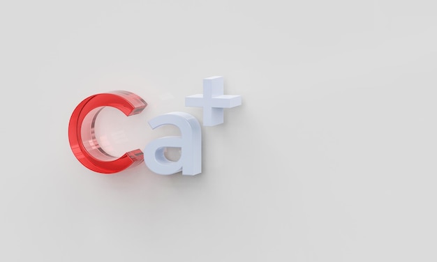Fundo do elemento de cálcio